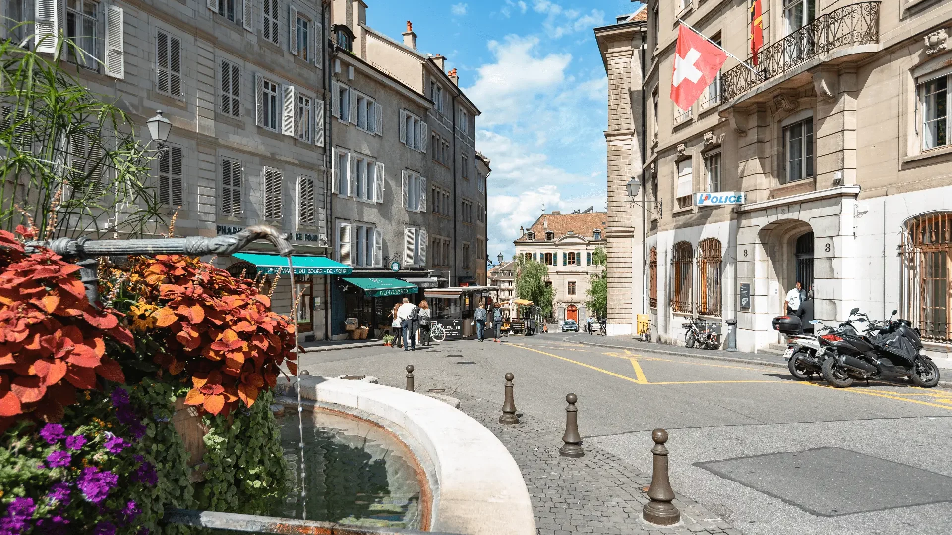 fontaine de la place du Bourg de Four à Geneve
